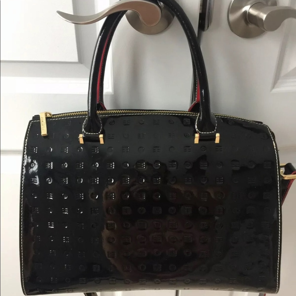 Arcadia Black Python Sides Patent Leather Italian… - image 8